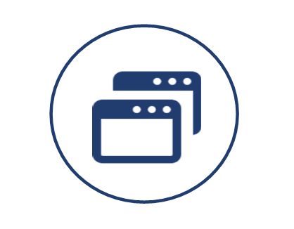 ホームページの作成のマーク